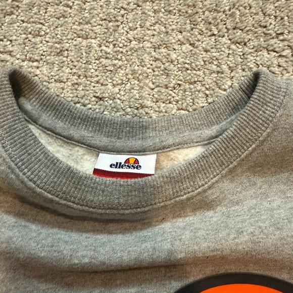 Ellesse Heather Gray Crewneck with Logo - Picture 4 of 6